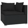 7-piece garden furniture set with black synthetic rattan cushions by vidaXL, Garden sets - Ref: Foro24-3102472, Price: 807,51...
