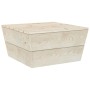 Mesa de jardín de madera de abeto impregnada 60x60x30 cm