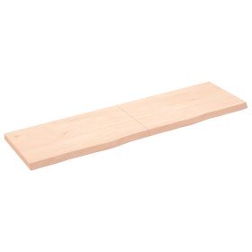 Tablero de mesa madera maciza roble sin tratar 180x50x(2-6) cm Tablero de mesa madera maciza roble sin tratar 180x50x(2-6) cm