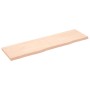 Tablero de mesa madera maciza roble sin tratar 180x50x(2-6) cm