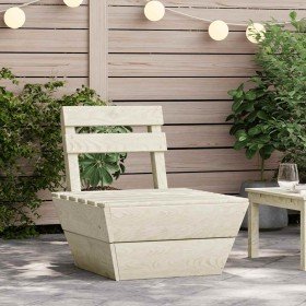 Sofá central seccional de palets madera abeto impregnada