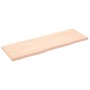 Tablero de mesa madera maciza roble sin tratar 180x60x(2-6) cm