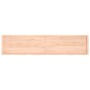 Tablero de mesa madera maciza roble sin tratar 220x50x(2-6) cm