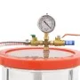 Vacuum chamber with 2-stage pump 7.4 L by vidaXL, Water pumps - Ref: Foro24-3100542, Price: 394,27 €, Discount: %