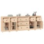 Solid pine wood sideboard 230x35x80 cm by vidaXL, Sideboards - Ref: Foro24-3114094, Price: 337,24 €, Discount: %