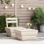 Juego de muebles de jardín 2 piezas madera de abeto impregnada