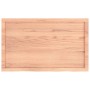 Tablero mesa madera roble tratada marrón claro 100x60x(2-6) cm