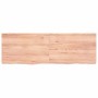 Tablero mesa madera roble tratada marrón claro 120x40x(2-4) cm