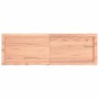 Tablero mesa madera roble tratada marrón claro 120x40x(2-4) cm