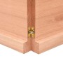 Tablero mesa madera roble tratada marrón claro 120x40x(2-4) cm