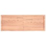 Tablero mesa madera roble tratada marrón claro 140x50x(2-4) cm