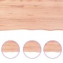 Tablero mesa madera roble tratada marrón claro 140x50x(2-4) cm