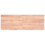 Tablero mesa madera roble tratada marrón claro 140x50x(2-6) cm