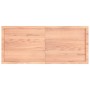 Tablero mesa madera roble tratada marrón claro 140x60x(2-4) cm
