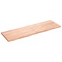 Tablero mesa madera roble tratada marrón claro 160x50x(2-4) cm