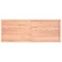 Tablero mesa madera roble tratada marrón claro 160x60x(2-4) cm