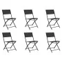 7-piece garden dining set with gray and black cushions by vidaXL, Garden sets - Ref: Foro24-3102924, Price: 358,29 €, Discoun...