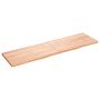 Tablero mesa madera roble tratada marrón claro 180x50x(2-4) cm