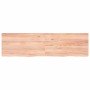 Tablero mesa madera roble tratada marrón claro 180x50x(2-4) cm