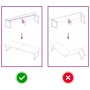 Tablero mesa madera roble tratada marrón claro 180x60x(2-4) cm