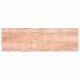 Tablero mesa madera roble tratada marrón claro 200x60x(2-4) cm