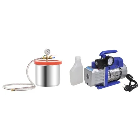 Vacuum chamber with 7.4 L single stage pump by vidaXL, Water pumps - Ref: Foro24-3100548, Price: 264,23 €, Discount: %