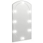 Espejo con luces LED vidrio arco 90x45 cm by vidaXL, Mirrors - Ref: Foro24-3102978, Price: 52,38 €, Discount: %