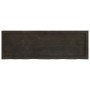 Tablero mesa madera roble tratada marrón oscuro 120x40x(2-4) cm