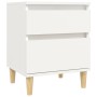 Nachttische 2 Einheiten weiß 40x35x50 cm von vidaXL, Schließfächer und Lagerschränke - Ref: Foro24-821827, Preis: 88,41 €, Ra...