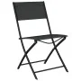 Juego de comedor de jardín 7 piezas con cojines gris y negro de vidaXL, Conjuntos de jardín - Ref: Foro24-3102919, Precio: 40...