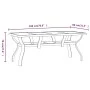 Juego de comedor de jardín 7 piezas con cojines gris y negro de vidaXL, Conjuntos de jardín - Ref: Foro24-3102919, Precio: 40...