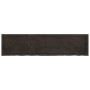 Tablero mesa madera roble tratada marrón oscuro 160x40x(2-6) cm