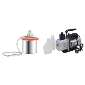 Vacuum chamber with 2-stage pump 7.4 L by vidaXL, Water pumps - Ref: Foro24-3100539, Price: 297,21 €, Discount: %