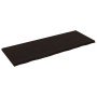 Tablero mesa madera roble tratada marrón oscuro 160x60x(2-4) cm en Tableros para mesas | Comprar online en Foro24