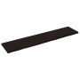 Tablero mesa madera roble tratada marrón oscuro 180x40x(2-4) cm