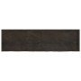 Tablero mesa madera roble tratada marrón oscuro 180x50x(2-6) cm