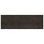 Tablero mesa madera roble tratada marrón oscuro 180x60x(2-4) cm