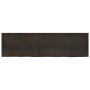 Tablero mesa madera roble tratada marrón oscuro 220x60x(2-6) cm en Tableros para mesas | Comprar online en Foro24