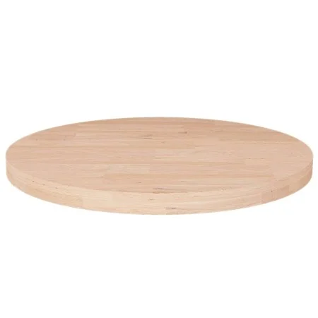 Round untreated oak wood table surface Ø50x2.5cm by vidaXL, Table tops - Ref: Foro24-342902, Price: 71,10 €, Discount: %