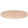 Round untreated oak wood table surface Ø50x2.5cm by vidaXL, Table tops - Ref: Foro24-342902, Price: 71,10 €, Discount: %