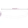 Round untreated oak wood table surface Ø50x2.5cm by vidaXL, Table tops - Ref: Foro24-342902, Price: 71,10 €, Discount: %