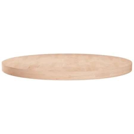 Round oak wood table top untreated surface Ø60x4 cm by vidaXL, Table tops - Ref: Foro24-342910, Price: 93,80 €, Discount: %