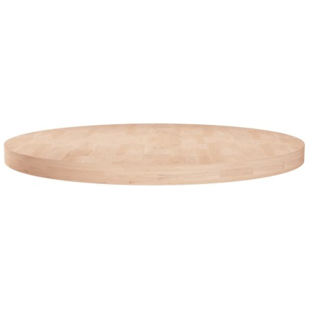 Round oak wood table top untreated surface Ø60x4 cm by vidaXL, Table tops - Ref: Foro24-342910, Price: 100,84 €, Discount: %