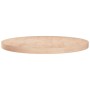Round oak wood table top untreated surface Ø60x4 cm by vidaXL, Table tops - Ref: Foro24-342910, Price: 100,84 €, Discount: %