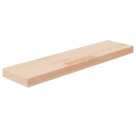 Regalbrett aus unbehandeltem massivem Eichenholz, 80 x 20 x 4 cm von vidaXL, Regale und Regale - Ref: Foro24-342950, Preis: 4...