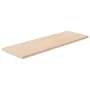 Regalbrett aus unbehandeltem massivem Eichenholz, 60 x 20 x 1,5 cm von vidaXL, Regale und Regale - Ref: Foro24-342921, Preis:...