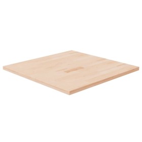 Square oak wood untreated table top 70x70x2.5cm by vidaXL, Table tops - Ref: Foro24-342931, Price: 94,00 €, Discount: %