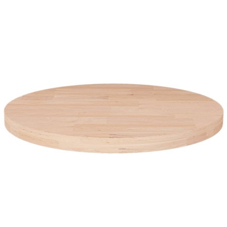 Round untreated oak wood table surface Ø40x2.5cm by vidaXL, Table tops - Ref: Foro24-342901, Price: 30,94 €, Discount: %