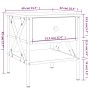 Nachttisch aus geräuchertem Eichenholzwerkstoff, 40 x 42 x 45 cm von vidaXL, Nachttische - Ref: Foro24-825957, Preis: 49,99 €...