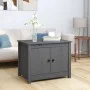 Solid gray pine wood coffee table 71x49x55 cm by vidaXL, Coffee table - Ref: Foro24-820928, Price: 86,06 €, Discount: %